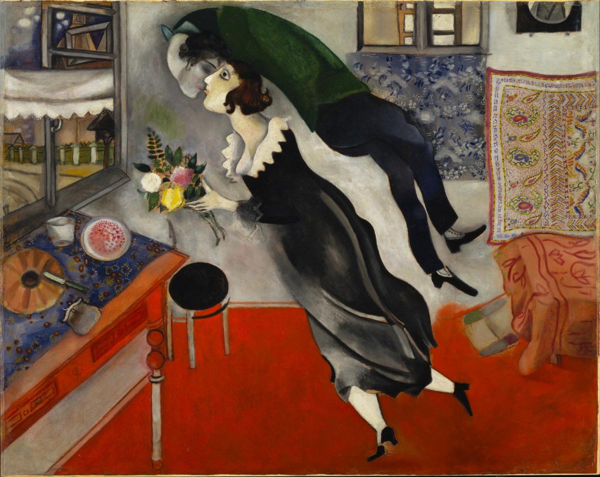 Chagall Születésnap című képe 1915-ből