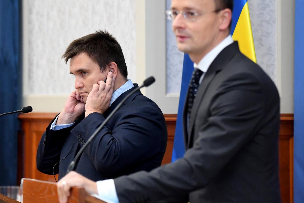 Klimkin és a magyar külügyminiszter