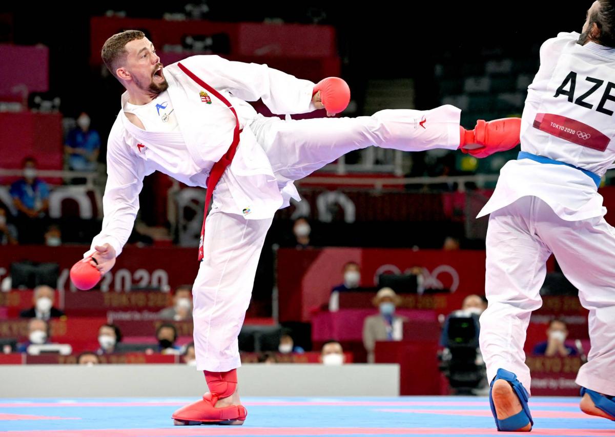 A karate először szerepelt az olimpiai programban, ám úgy hírlik, hogy 2024- ben Hárspataki Gábornak nem lesz esélye újabb érem megszerzésére