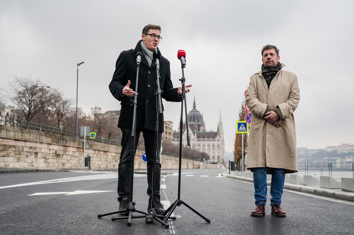 Karácsony Gergely főpolgármester és helyettese, Kerpel-Fronius Gábor