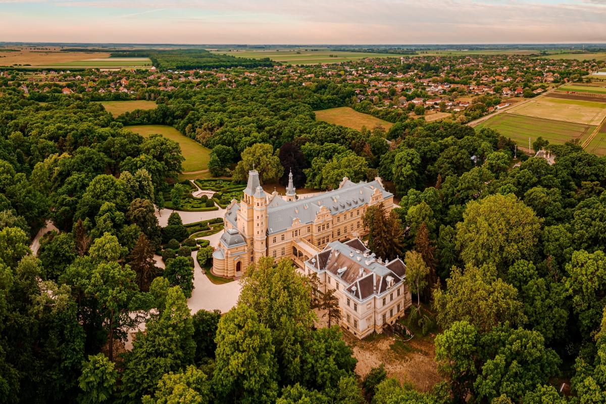 A szabakígyósi  Wenckheim-kastély. 