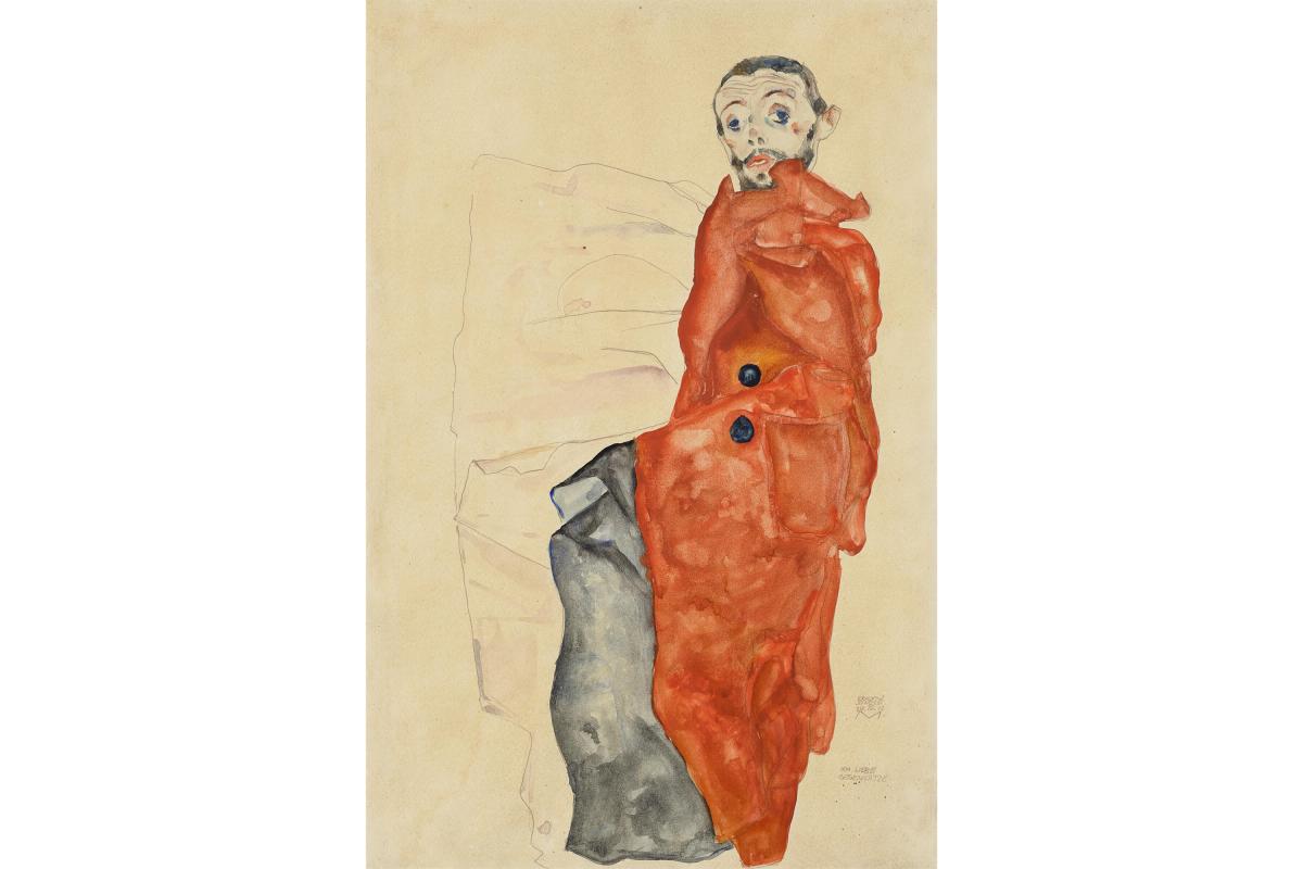 11 millió dollárért kelt el Egon Schiele Ich liebe Gegensätze című képe