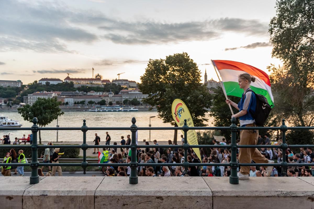 Billie Eilish a Sziget fesztiválon 2023. augusztus 15-én.