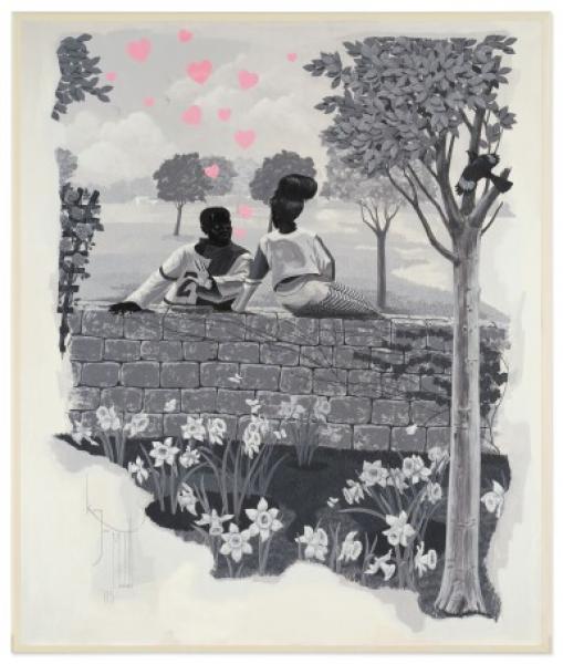 Kerry James Marshall Vignette #6 című alkotása 7,5 millióért talált vevőre 