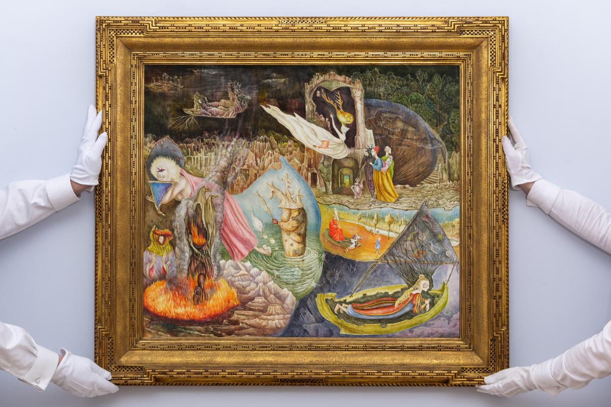 Leonora Carrington szürrealista művéért tízperces licitháború zajlott 