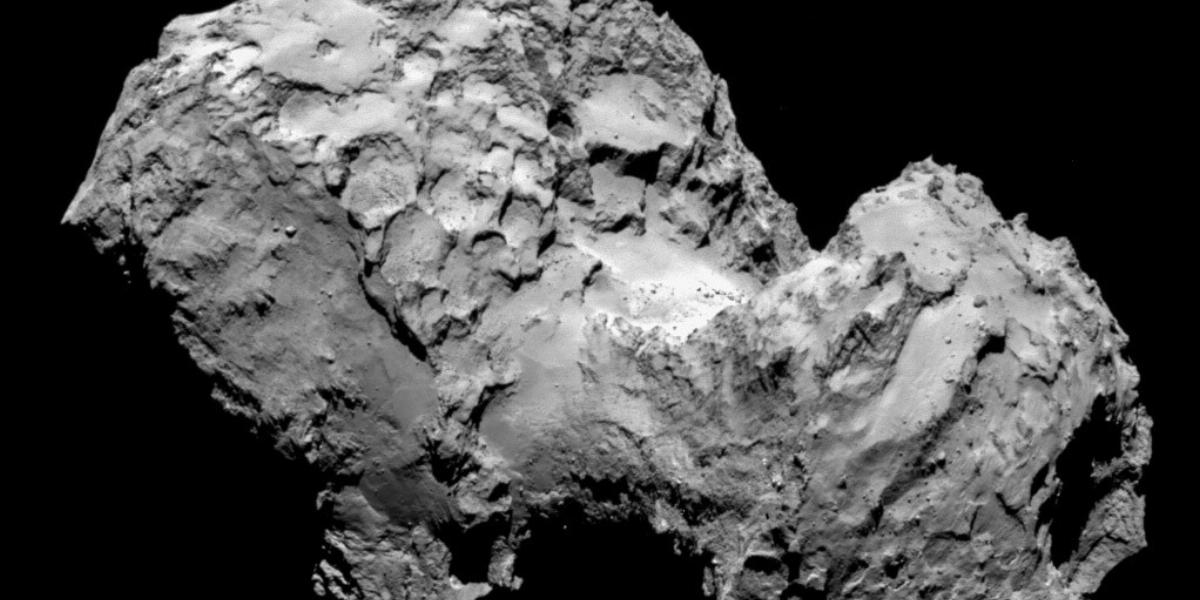 A 67P/C-G nevezetű üstökös a Rosetta-űrszonda által készített felvételen
FOTÓ: EUROPRESS/GETTY IMAGES