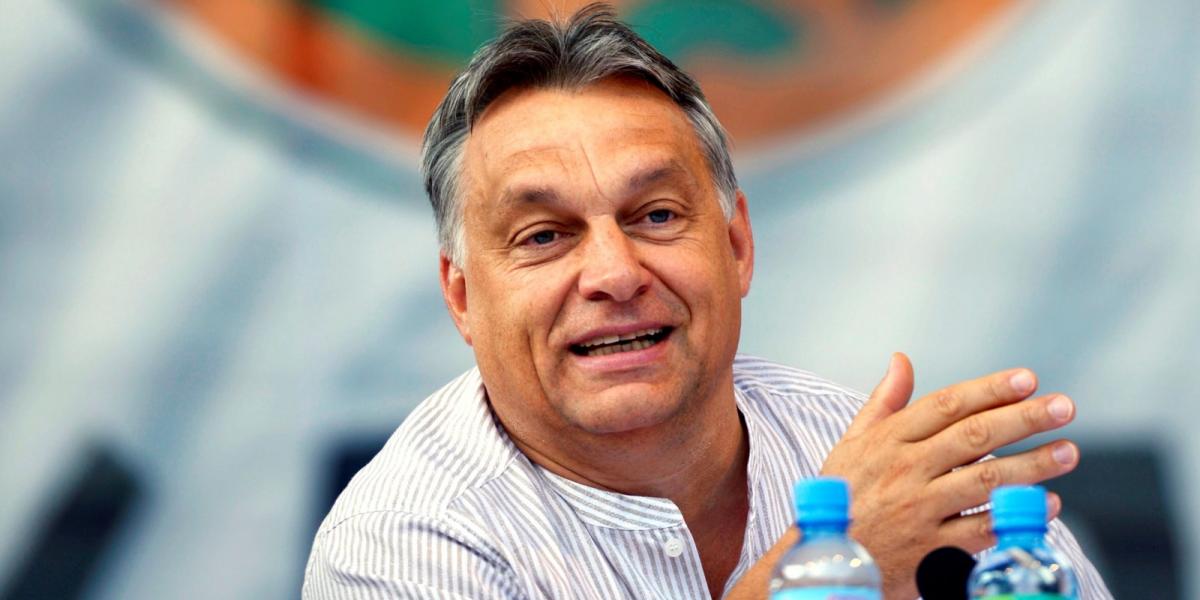 Orbán Viktor kormányfő Tusnádfürdőn FOTÓ: MTI/BELICZAY LÁSZLÓ