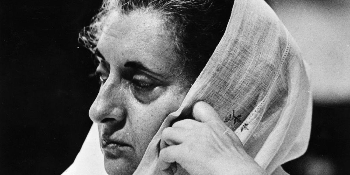 Indira Gandhi (1917-1984), India miniszterelnöke. Kép: Fox fotó/ Getty Images