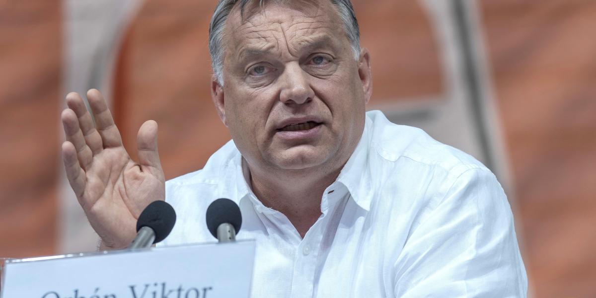 Orbán Viktor miniszterelnök előadást tart a 29. Bálványosi Nyári Szabadegyetem és Diáktáborban (Tusványos) 2018. július 28-án