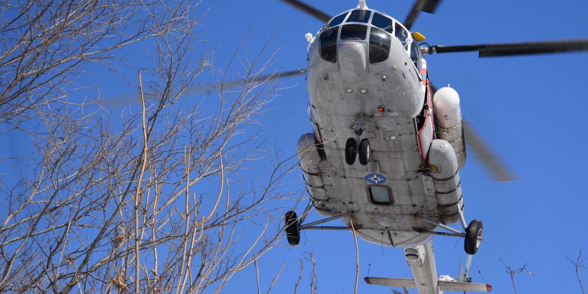 Mi-8-as helikopter - illusztráció