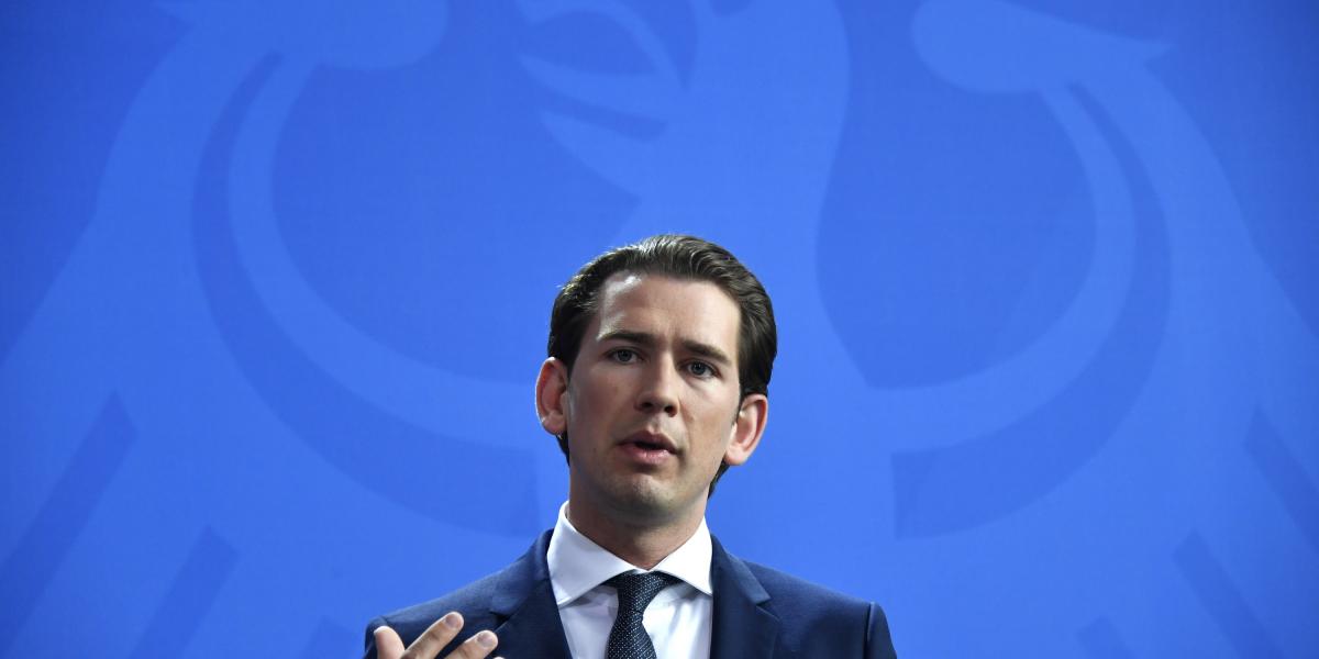 Sebastian Kurz.FOTÓ: AFP / JOHN MACDOUGALL