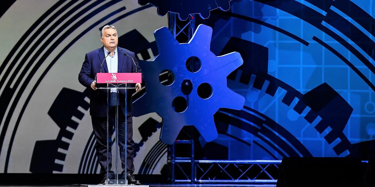 Orbán Viktor az EuroSkills 2018 ünnepi megnyitóján