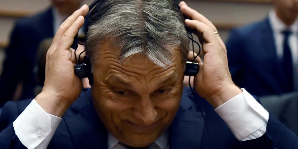 Orbán Viktor Brüsszelben