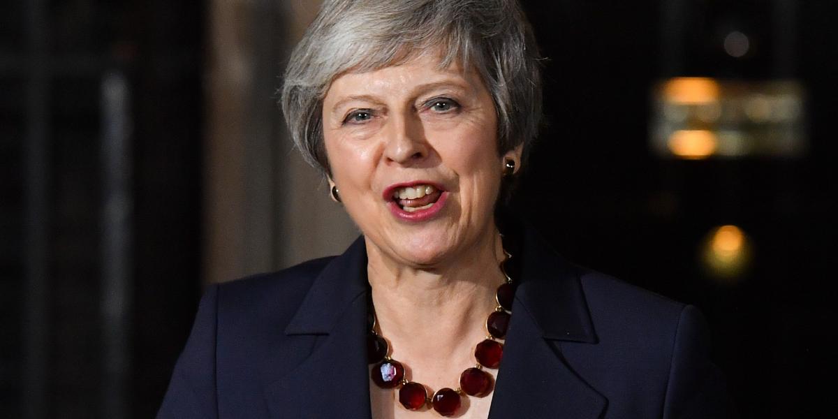 Theresa May bejelenti a Brexit-tervezet megszavazását.