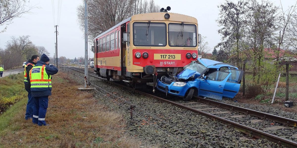 A hetényegyházán történt, halálos kimenetelű vonatbaleset helyszíne