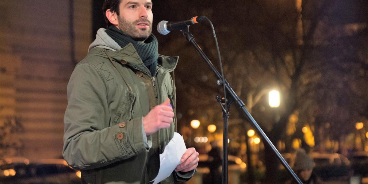 Fekete-Győr András, a Momentum elnöke