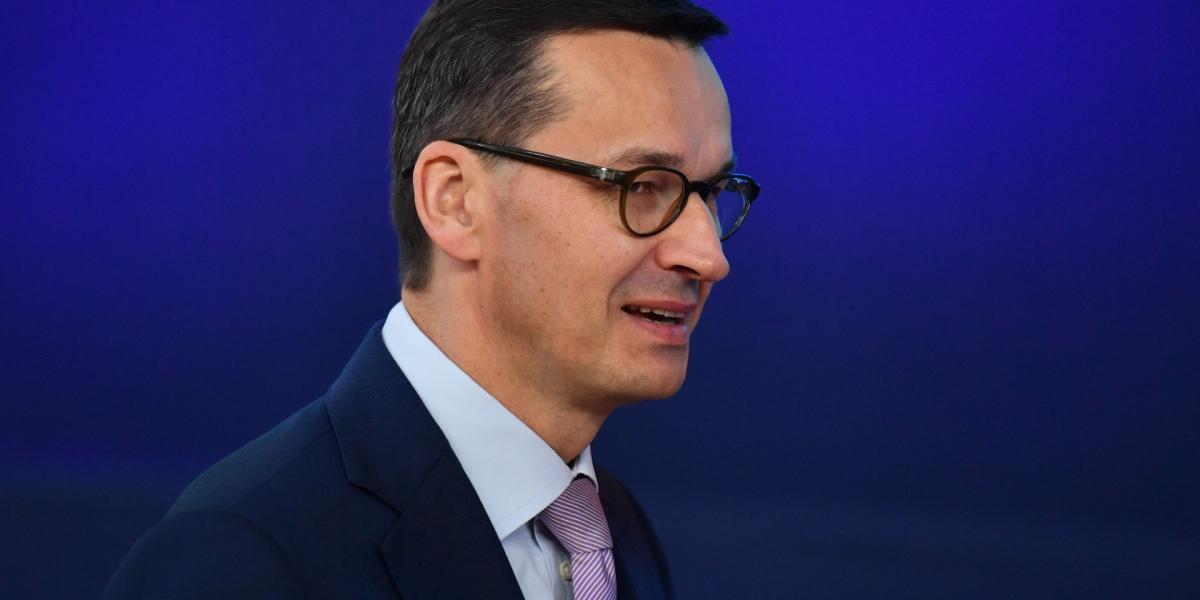 Mateusz Morawiecki lengyel miniszterelnök