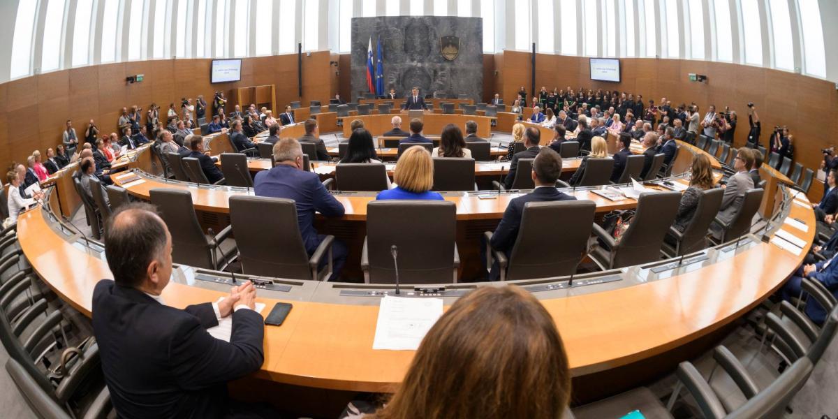 A szlovén parlament - illusztráció