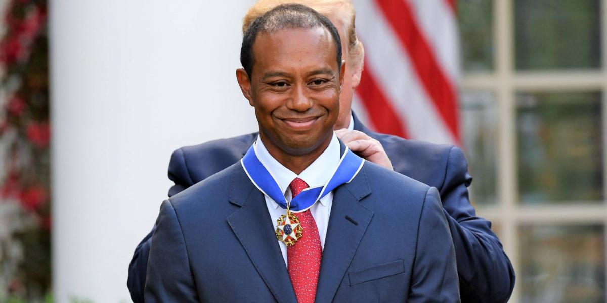 TRUMPTÓL KAPOTT KITÜNTETÉST TIGER WOODS