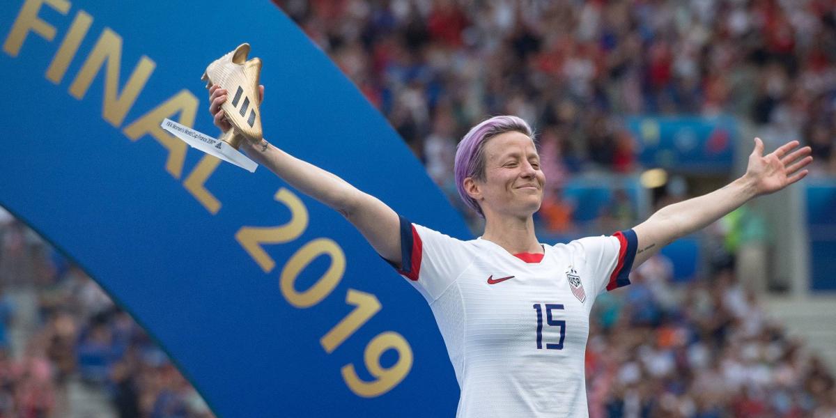 Megan Rapinoe ünnepel