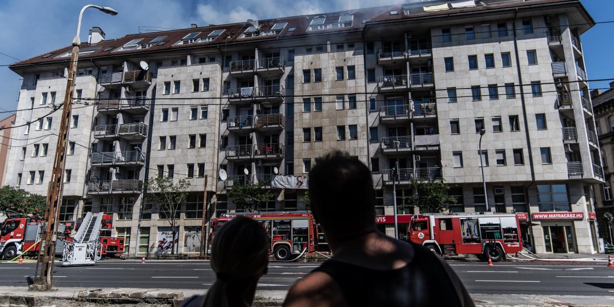 A kép még az oltás idején, hétfőn készült