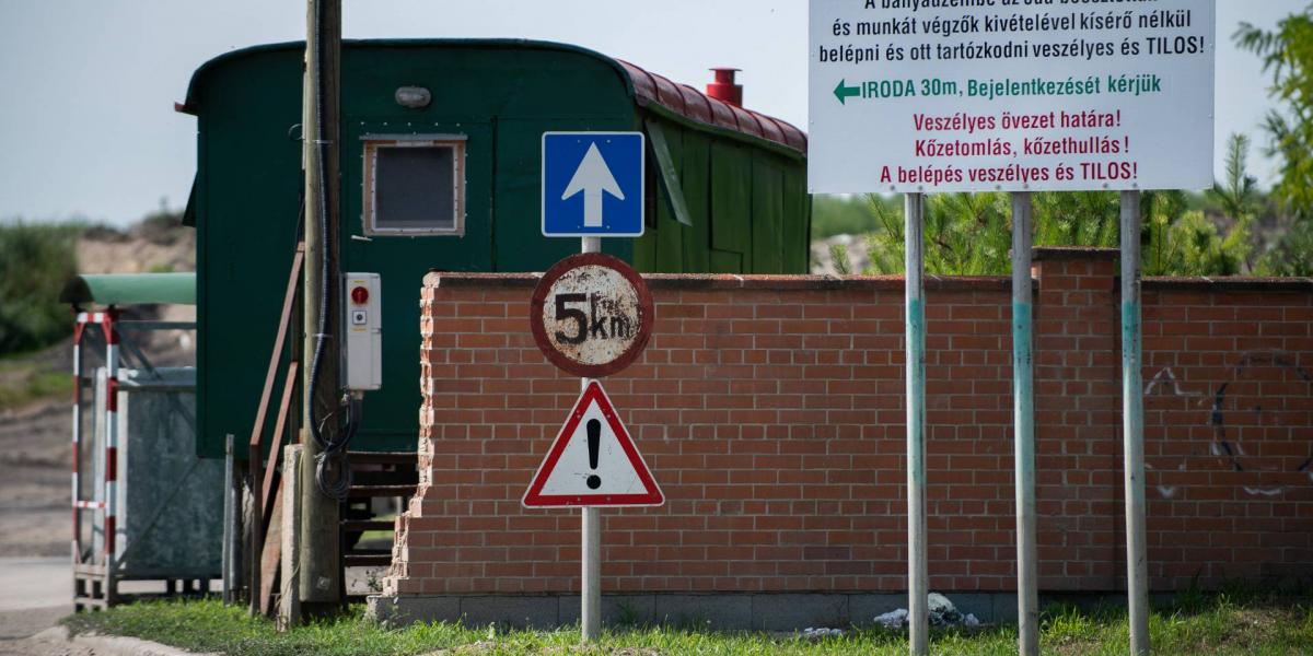 A székesfehérvári telep bejárata