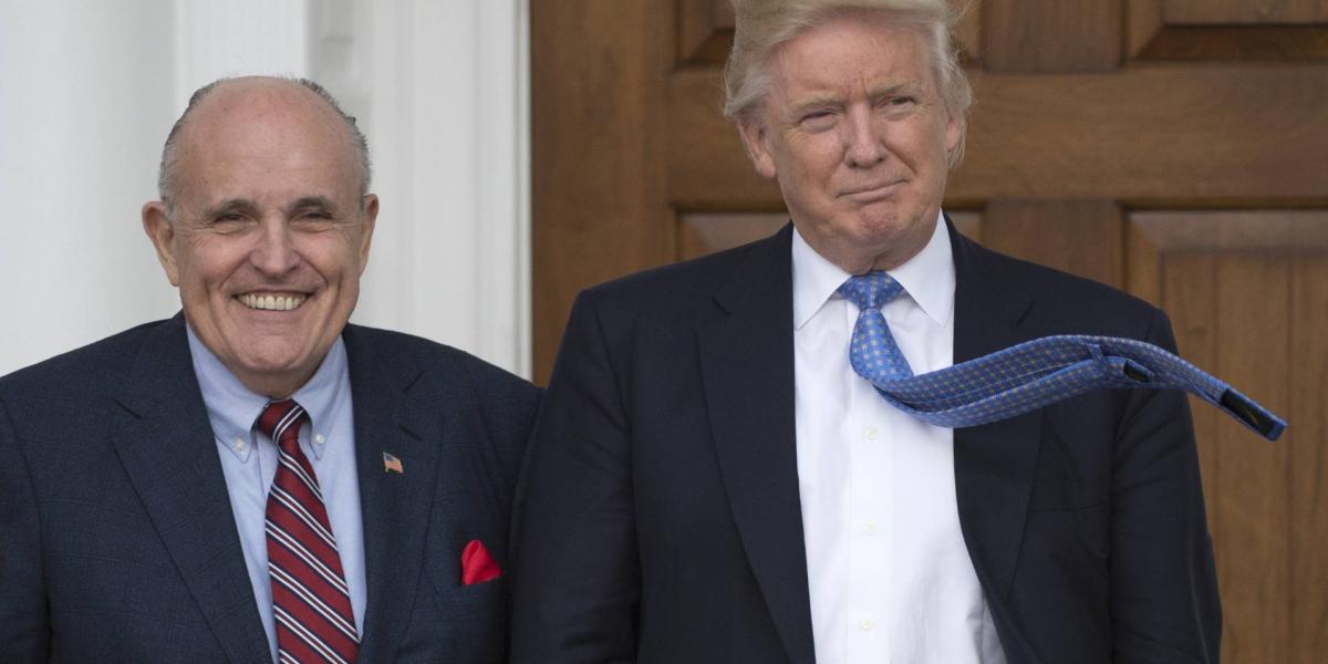 Trump és ügyvédje, Rudy Giuliani