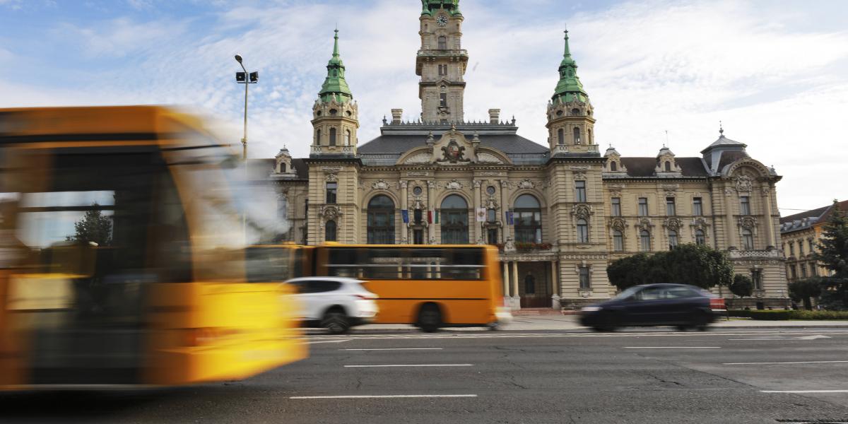 Győri utcakép. Képünk illusztráció