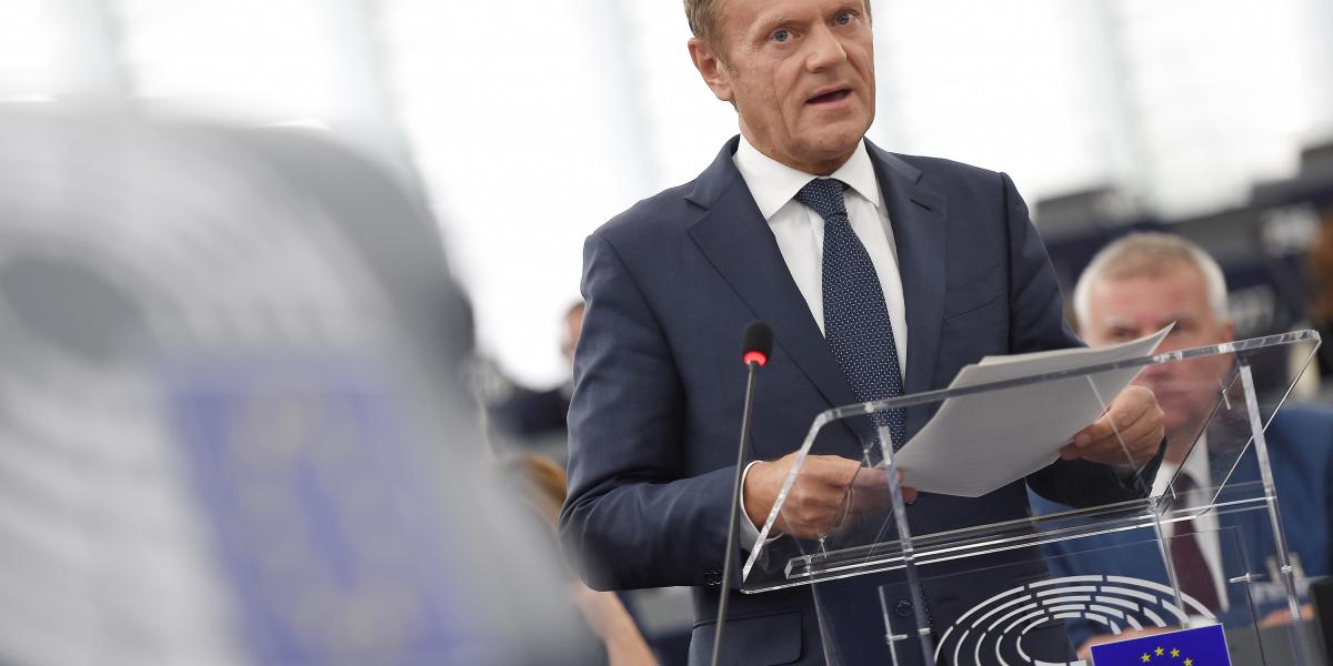 Donald Tusk, az Európai Tanács leköszönő elnöke