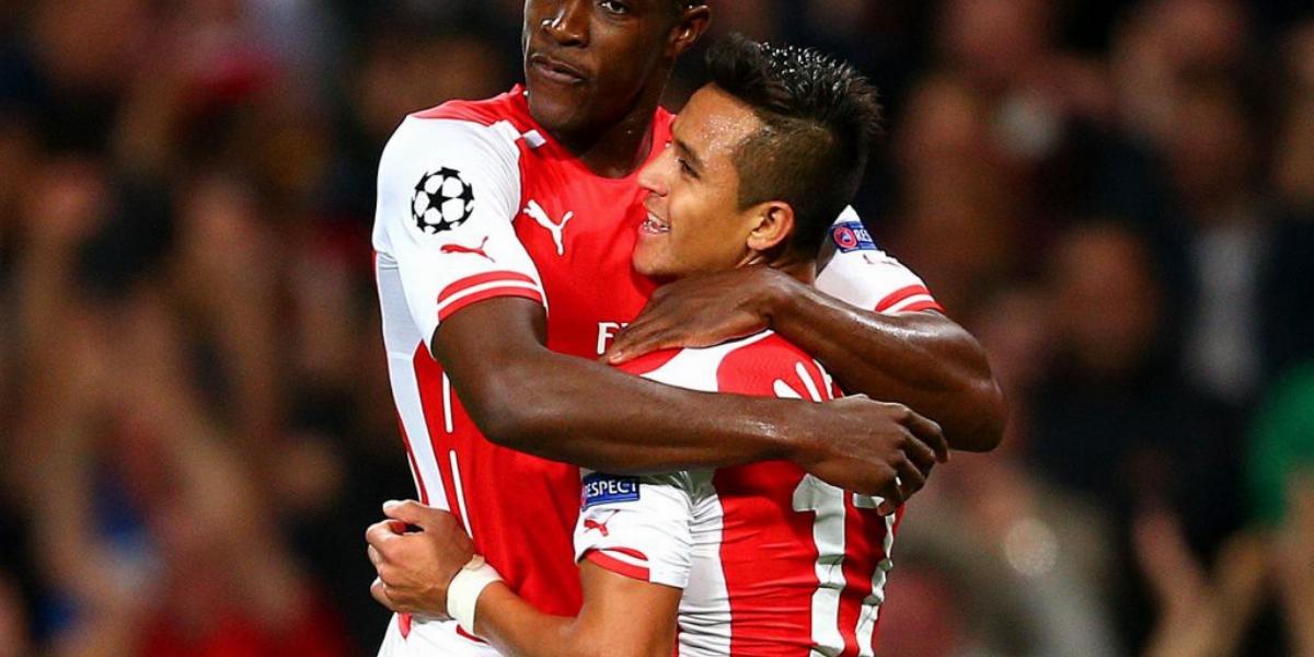 Az Arsenal gólvágói: Welbeck és Sanchez FOTÓ: EP/GETTY IMAGES/PAUL GILHAM