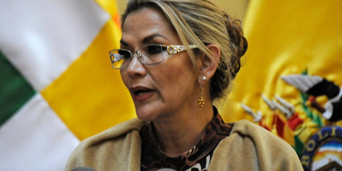 Jeanine Ánez, Bolívia ideiglenes államfője