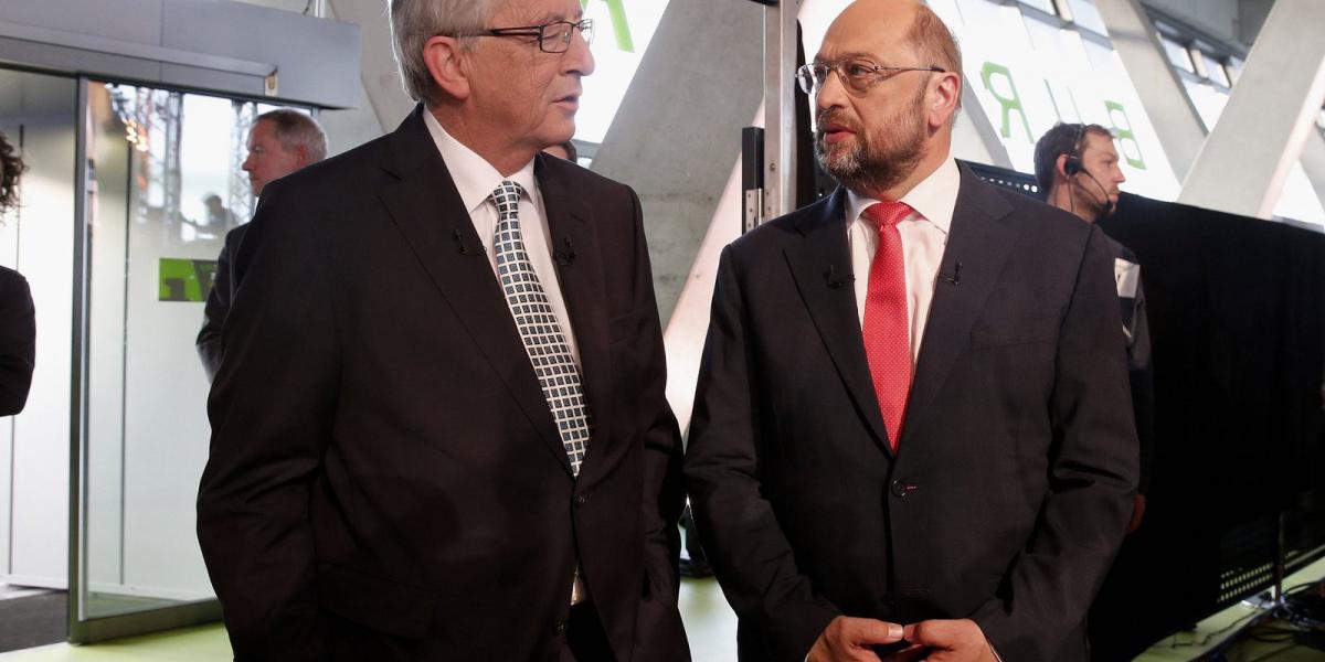 Jean-Claude Juncker és Martin Schulz. Fotó: Getty Images Joern Pollex