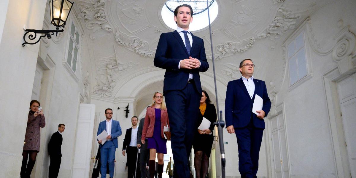 Kurz, mielőtt a Zöldekkel való tárgyalás elkezdődött volna