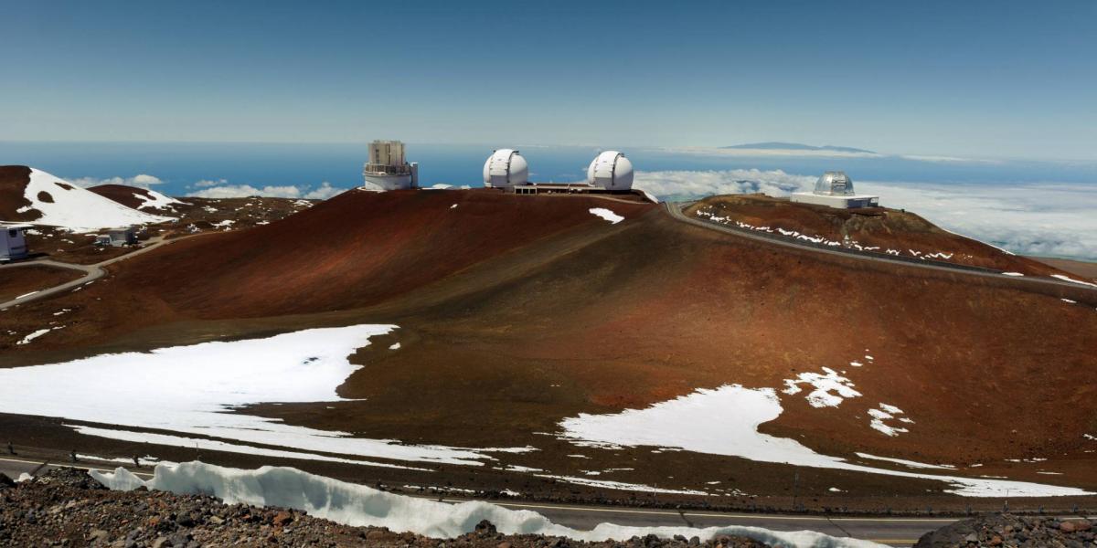 Megfigyelőállomás a Mauna Kea tetején