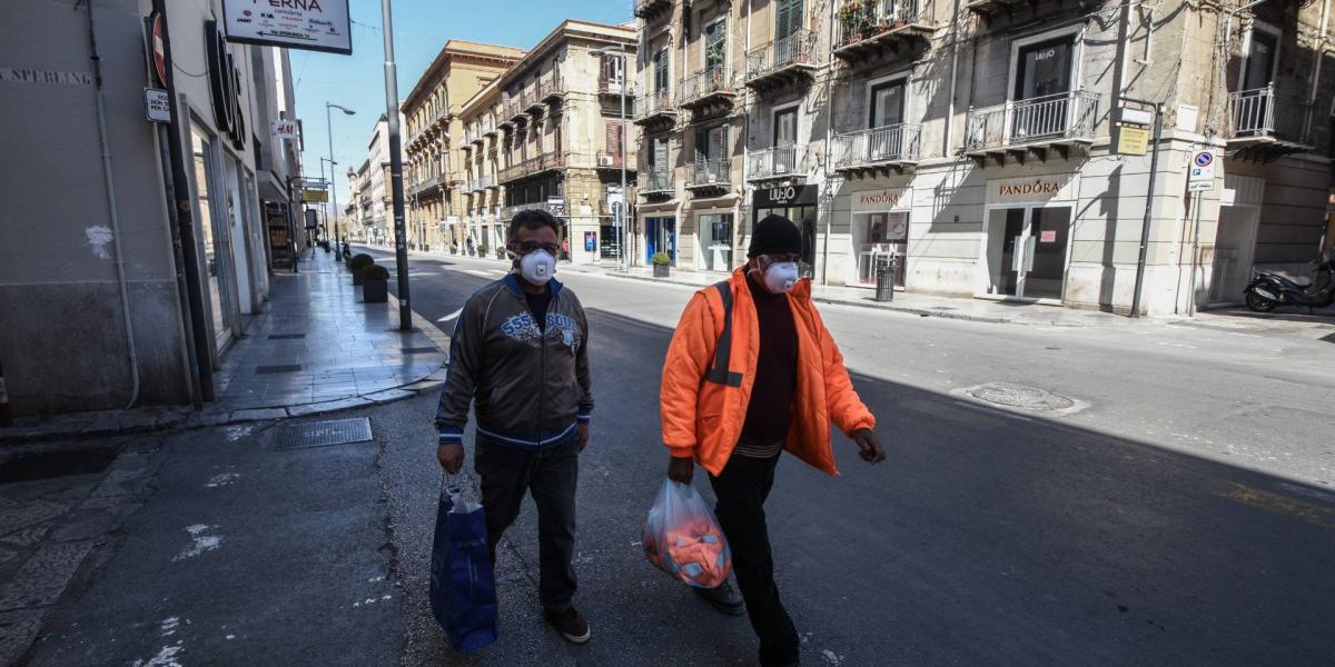 Palermóban üresek az utcák, csak vásárolni és dolgozni mehetnek a helyiek, már akinek van hova