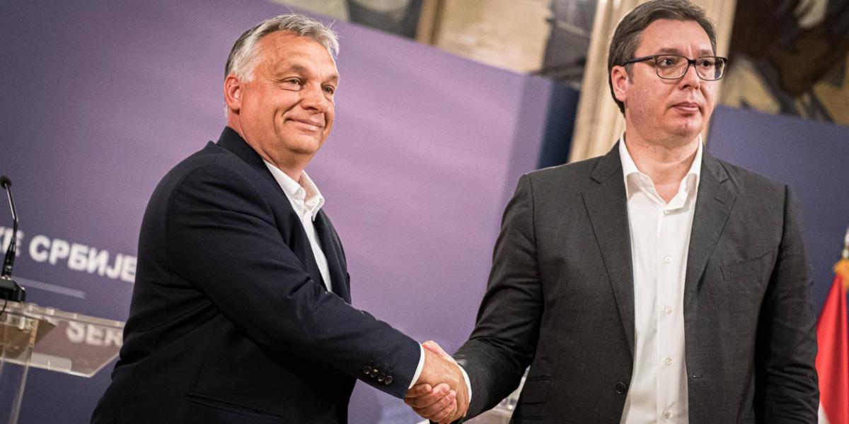 Aleksandar Vucic és orbán Viktor május 15-én találkoztak személyesen