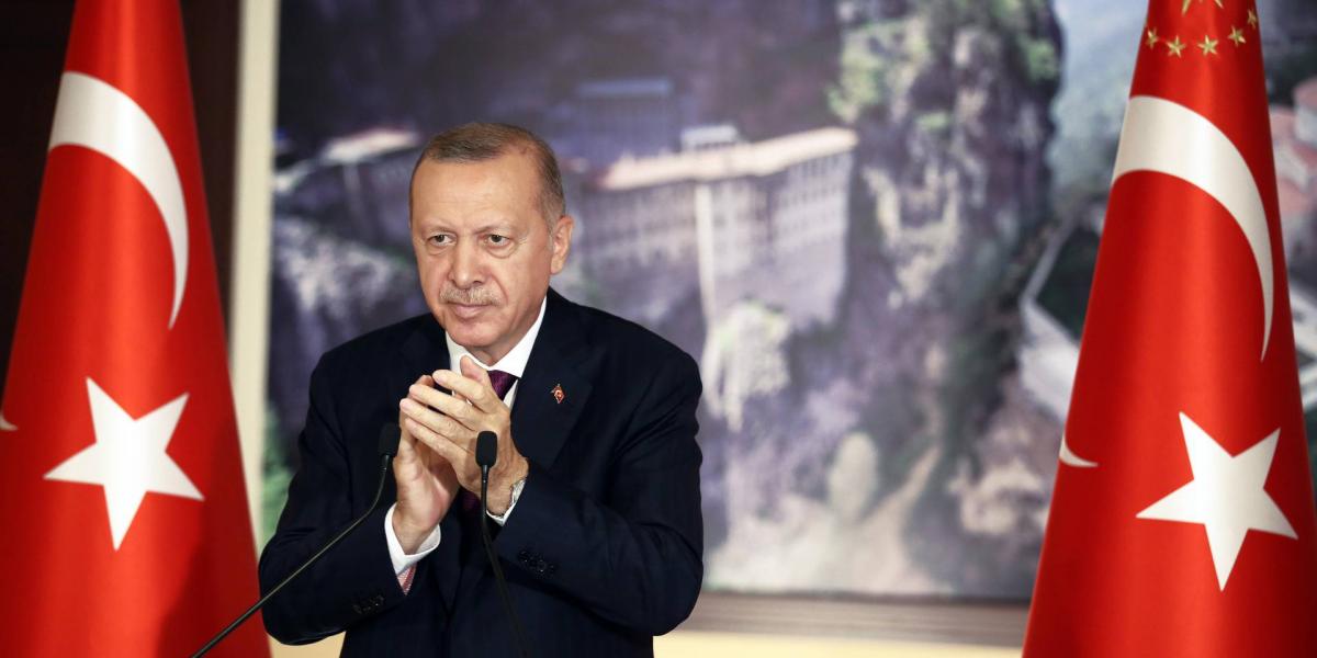 Recep Tayyip Erdogan török elnök