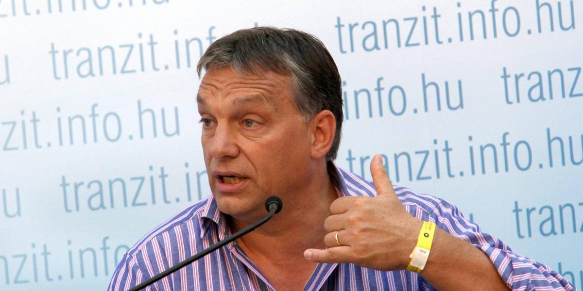 Orbán Viktor a 2012-es Tranziton