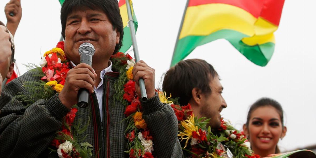 Országa sportsikerei is növelik Evo Morales népszerűségét FOTÓ: EUROPRESS/GETTY IMAGES/DEAN MOUHTAROPOULOS