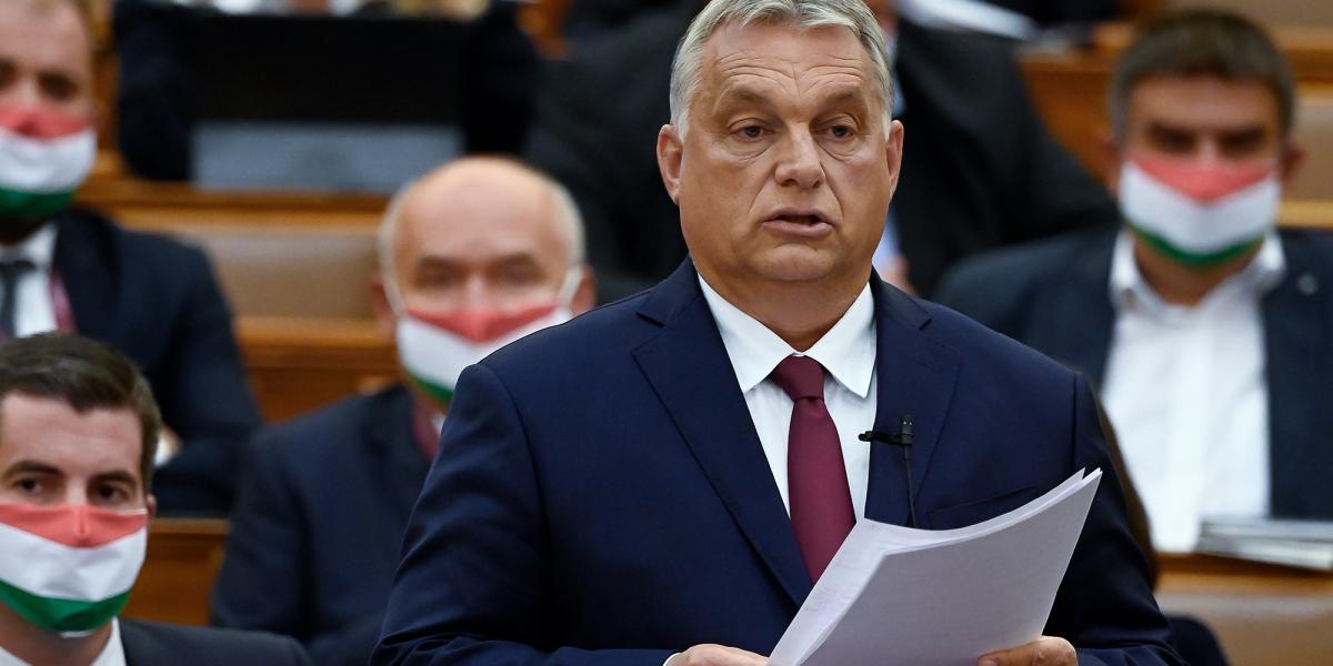 Orbán Viktor miniszterelnök a parlament első őszi ülésén