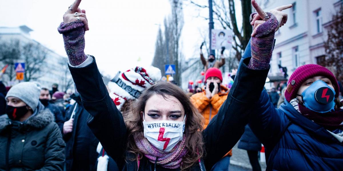 Protest Against The Abortion Ban Introduced In Poland