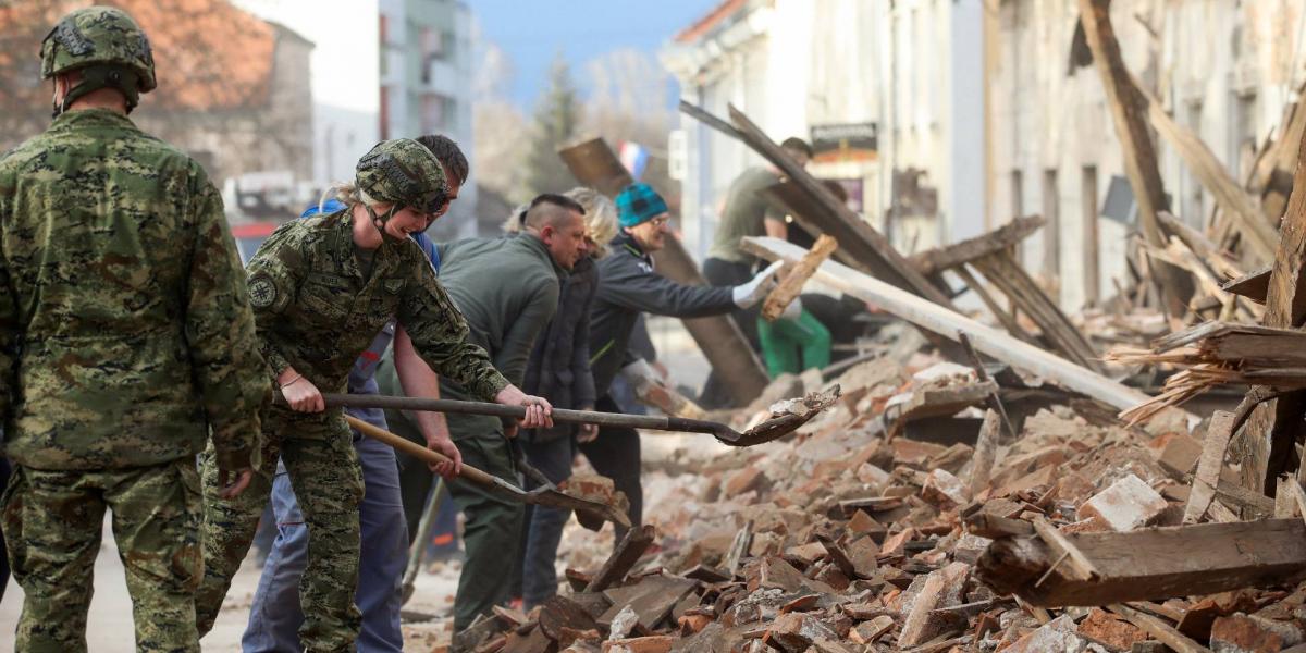 Horvátországban a földrengések következtében csaknem 3500 ház sérült meg