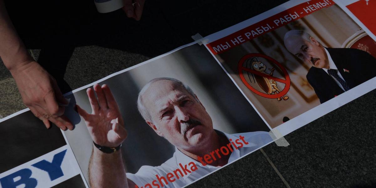 Protest For Free Belarus In Dublin