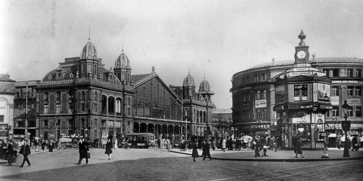 Budapest, Nyugati (Berlini) tér 1931-ben