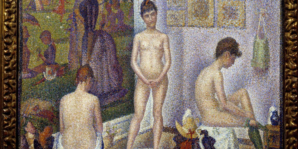 Georges Seurat - The Three Model