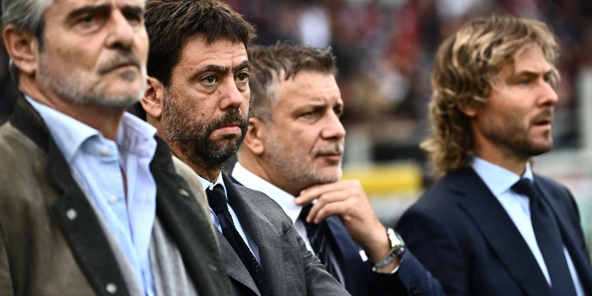 A nyomozás lemondásra kényszerítette őket (balról:
Maurizio Arrivabene ügyvezető
igazgató, Andrea Agnelli elnök,
Federico Cherubini sportkoordinátor és
Pavel Nedved alelnök)