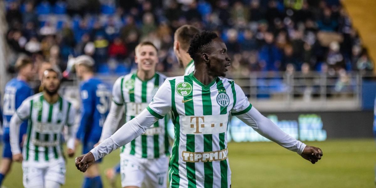 A ferencvárosi Adama Traore, a győztes gól szerzője