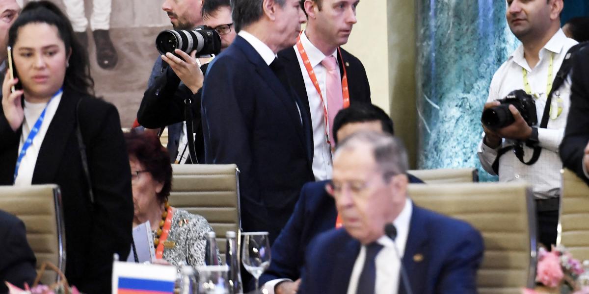 Érdemi tárgyalás nem volt Antony Blinken amerikai és Szergej Lavrov orosz külügyminiszter között a G20-csúcstalálkozón, de legalább szóba álltak egymással