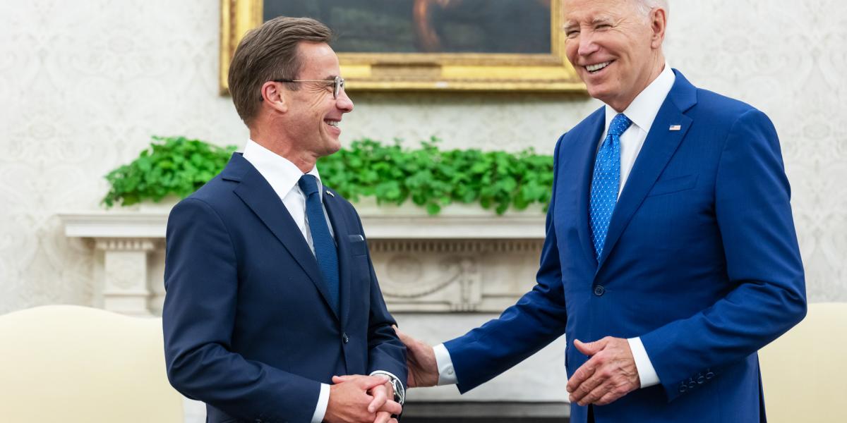 Joe Biden amerikai elnök Ulf Kristersson svéd miniszterelnök washingtoni meghívásával egyértelműen üzent a svéd csatlakozást blokkoló török és magyar kormányzatnak