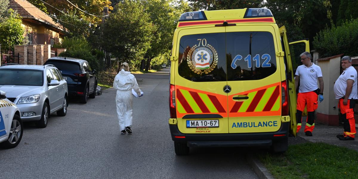 Bűnügyi helyszínelő és mentők a főváros XVI. kerületében